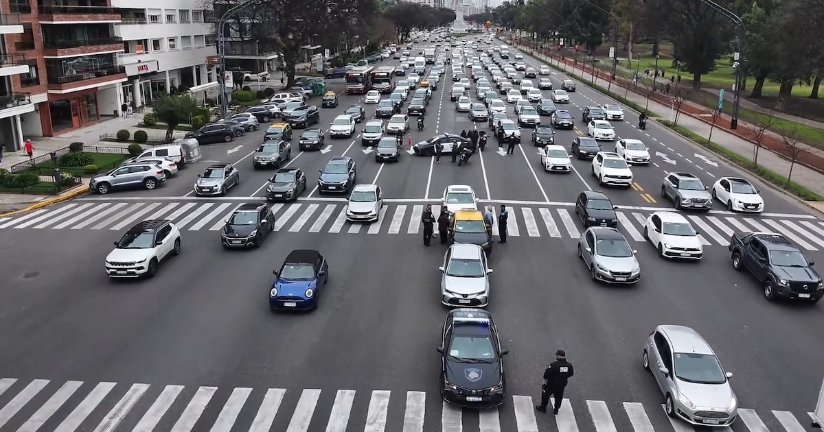 Dos colisiones múltiples en la Ciudad de Buenos Aires dejaron dos personas hospitalizadas
