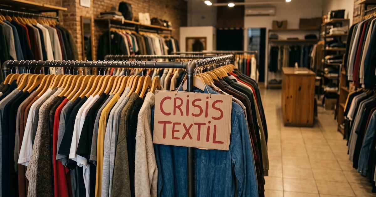 La textil opera a menos de la mitad de su capacidad y ya se perdieron 28.000 puestos desde 2023