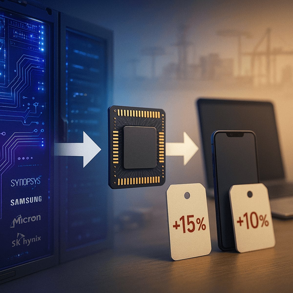 La fiebre de la IA se come la memoria de las computadoras y derrumba las ventas globales