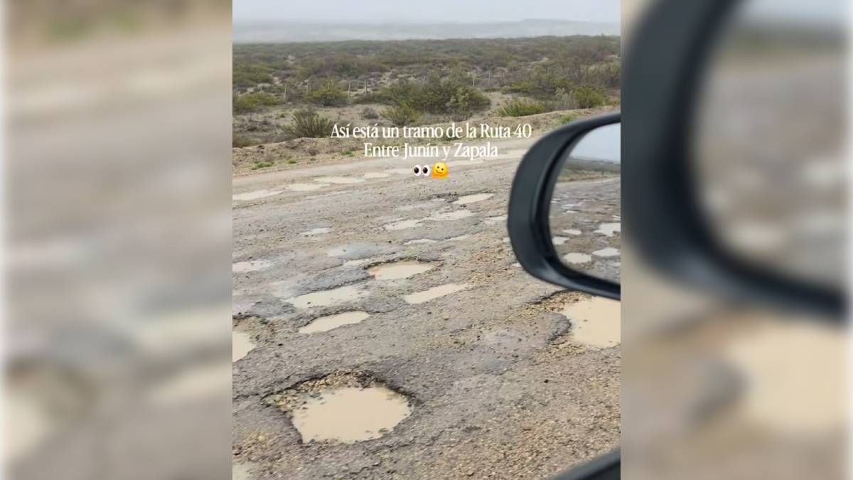 Treinta kilómetros en el filo: la Ruta 40 que parece un campo minado entre Junín y Zapala