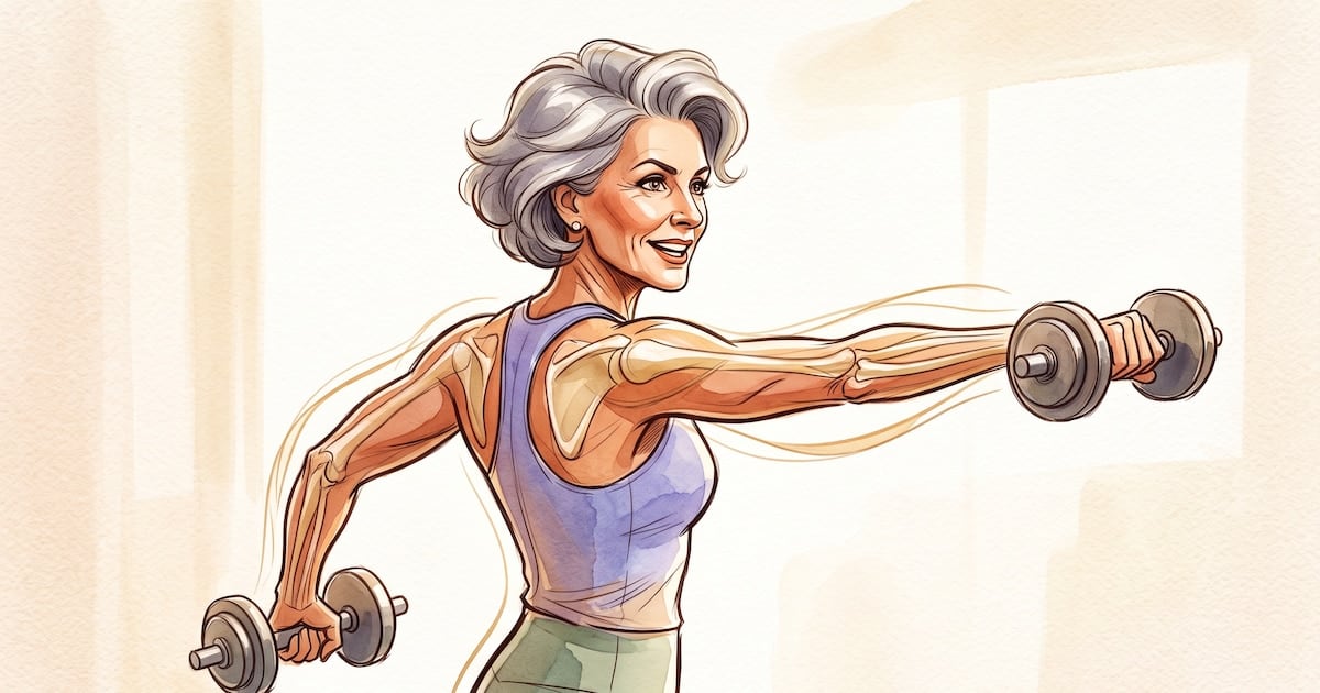 La menopausia no tiene por qué ser el principio del fin: levantar peso, usar bandas y bancar el equilibrio es cuidarse los huesos de verdad