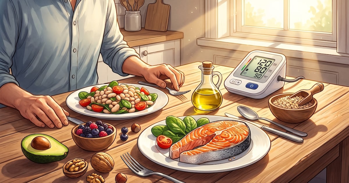 La dieta DASH no elevations de riesgo en hipertensos medicados, según un estudio