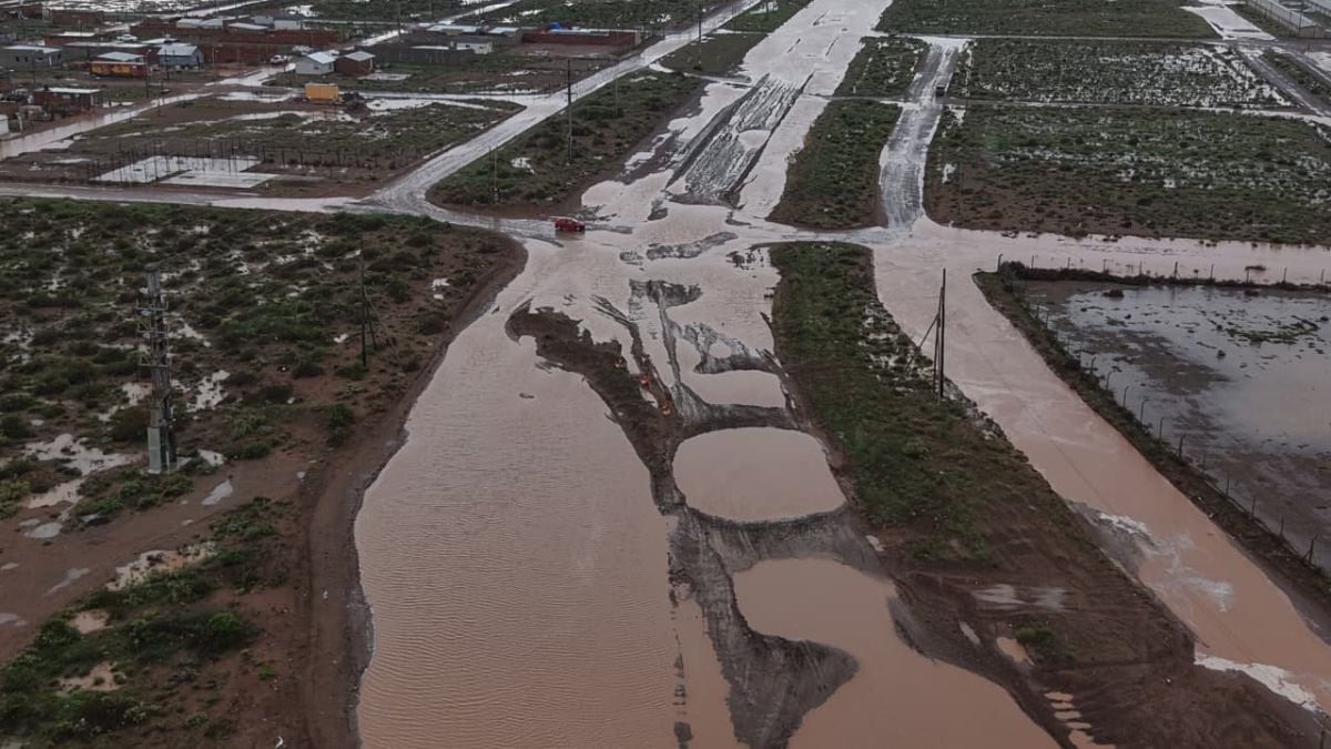 Añelo activó un refugio y asistencia para 25 familias tras la tormenta